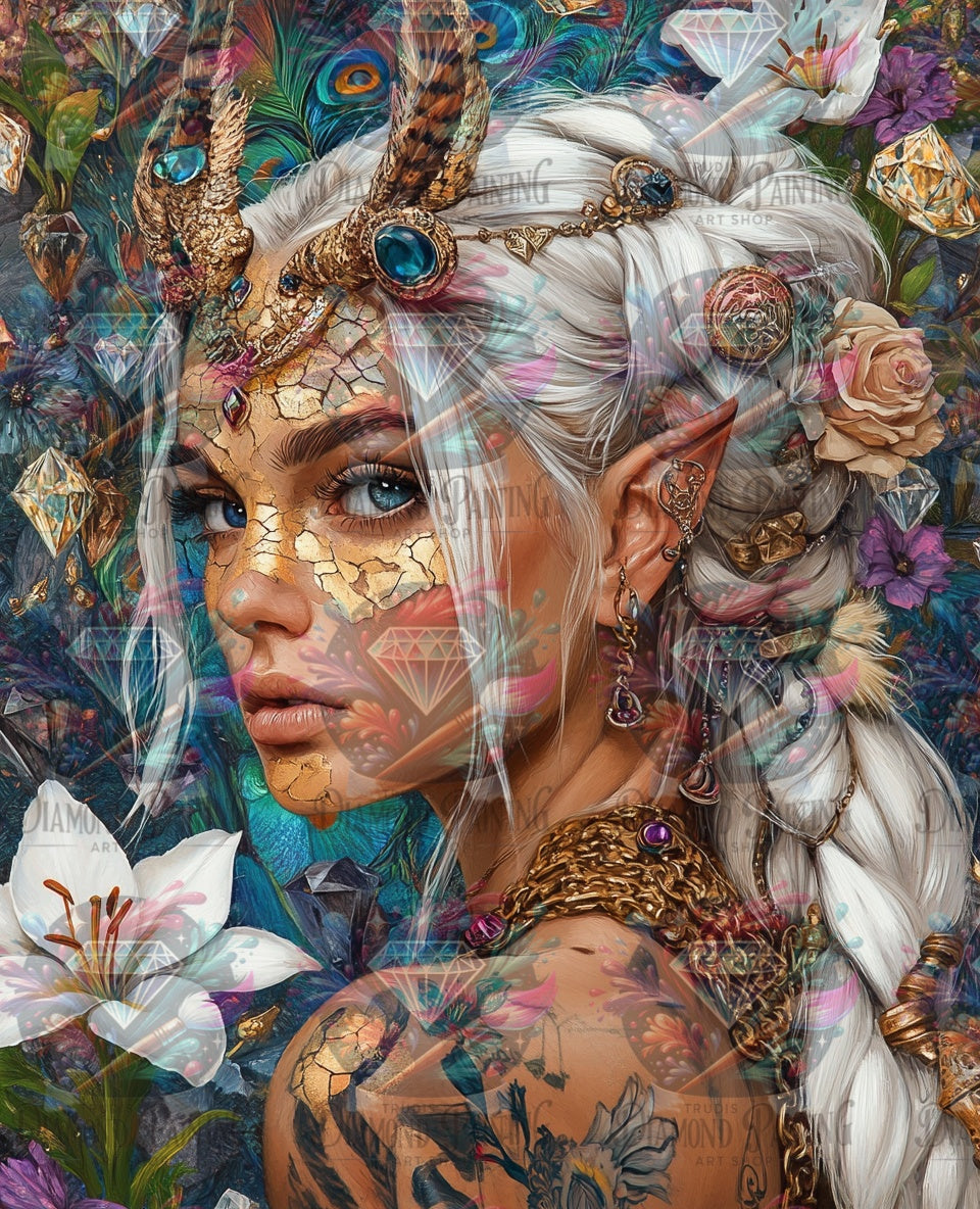 Diamond Painting Das Lied der Vergoldeten ©sandrietta_ai