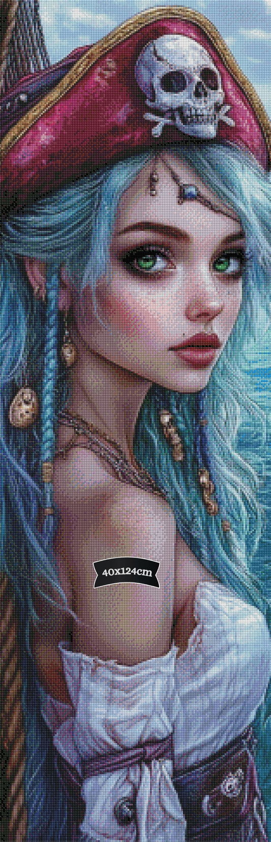 Diamond Painting Die Smaragdsirene von Trudis_ai_art