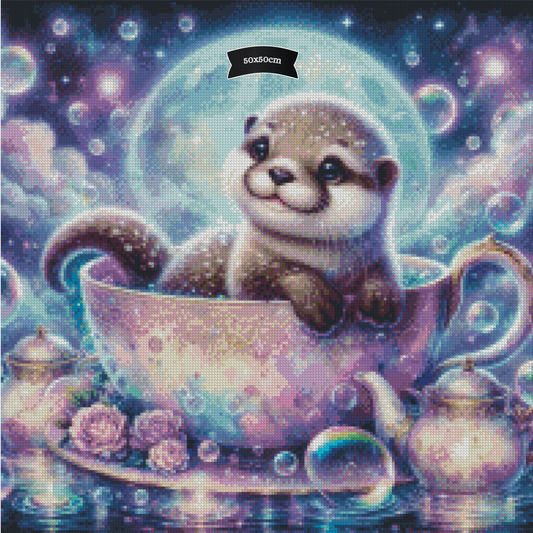 Diamond Painting Galaktische Teestunde von Sandrietta_ai