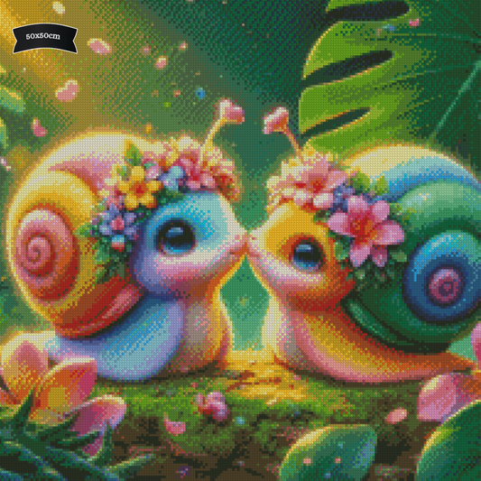 Diamond Painting Zwei Seelen, eine Spur von Sandrietta_ai