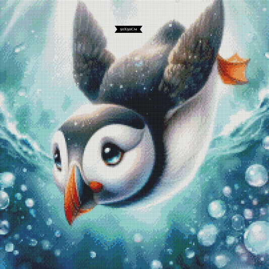 Diamond Painting Bubbly Beaks ©MoozyJo.ai