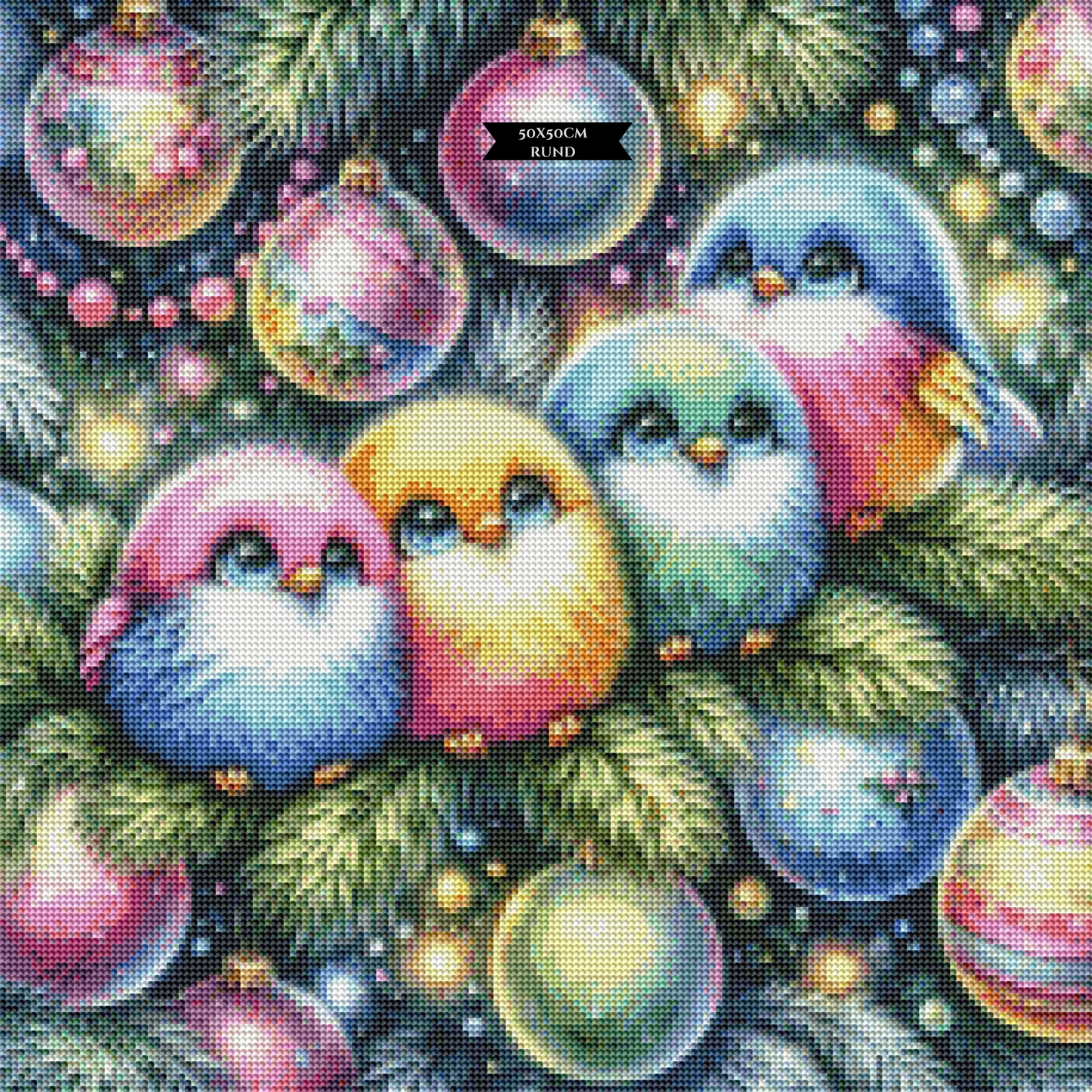 Diamond Painting Festive Flock ©finira_artis