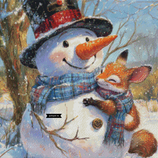 Diamond Painting A Winter's Hug ©finira_artist