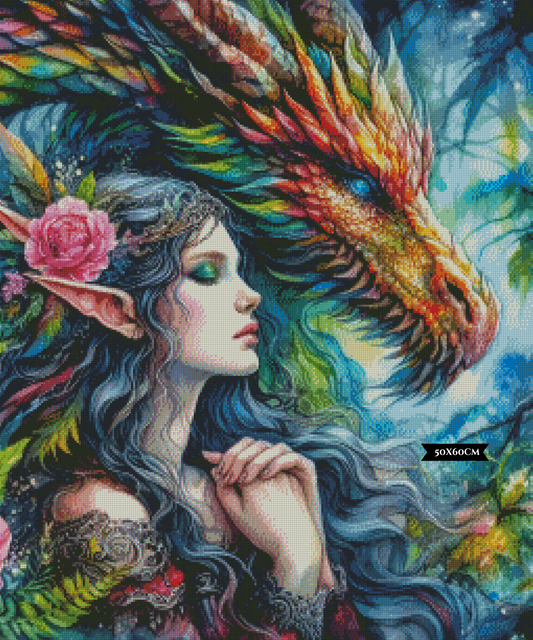 Diamond Painting A Sacred Bond ©salzkatze.ai