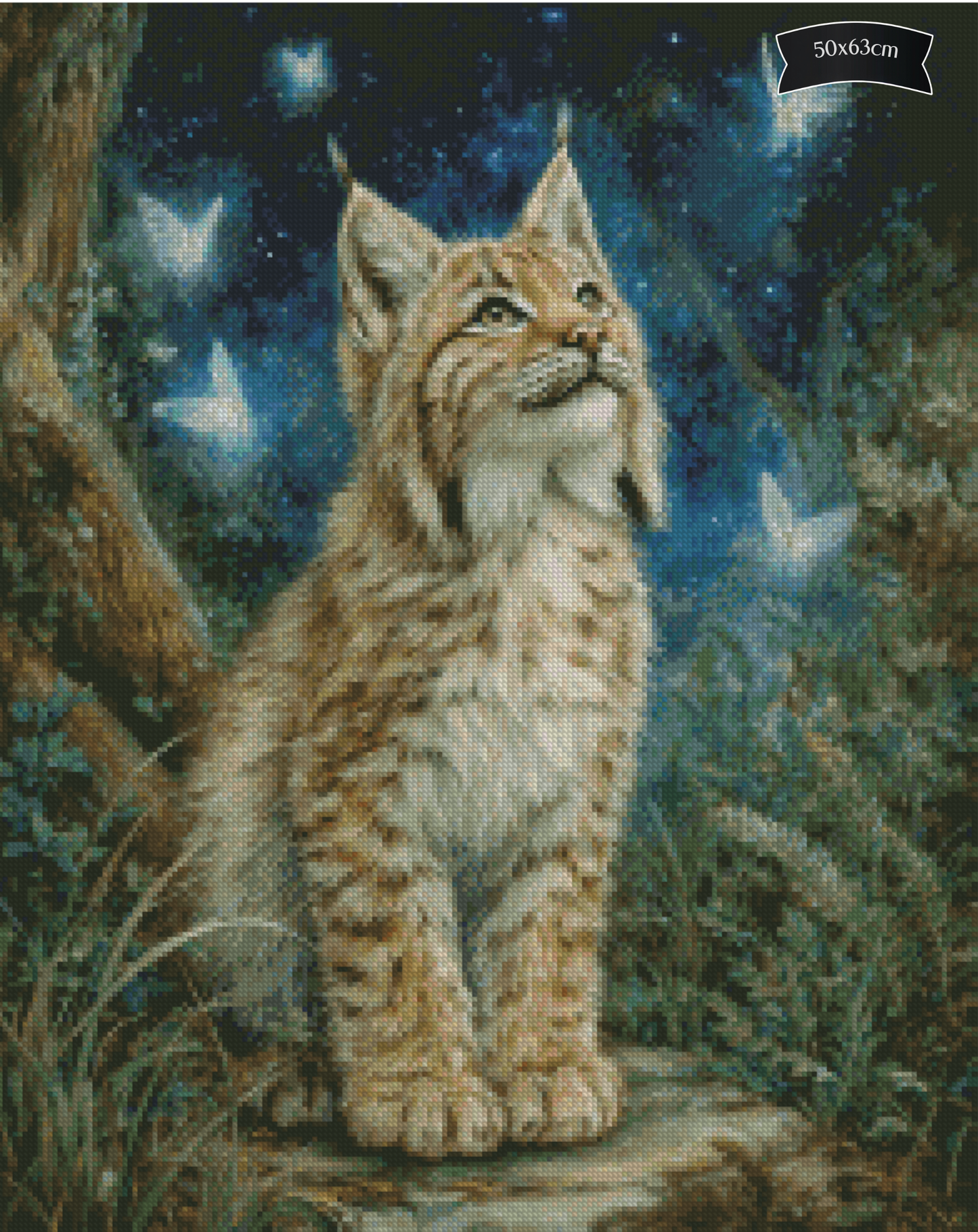 Diamond Painting Nachtschwärmer von Salzkatze.ai