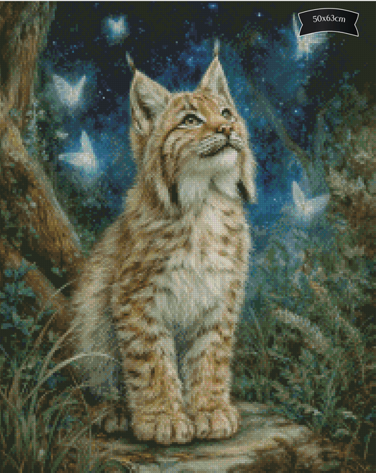 Diamond Painting Nachtschwärmer von Salzkatze.ai