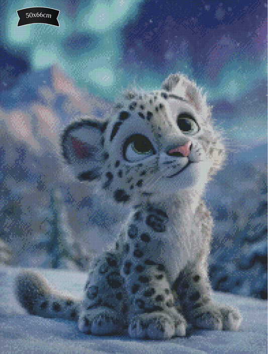 Diamond Painting Nordlichtzauber von Salzkatze.ai