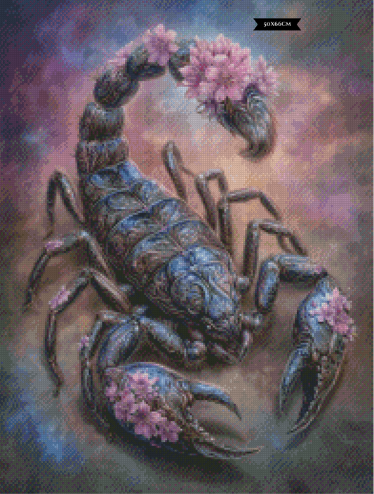 Diamond Painting Stille Intensität (Skorpion) ©salzkatze.ai