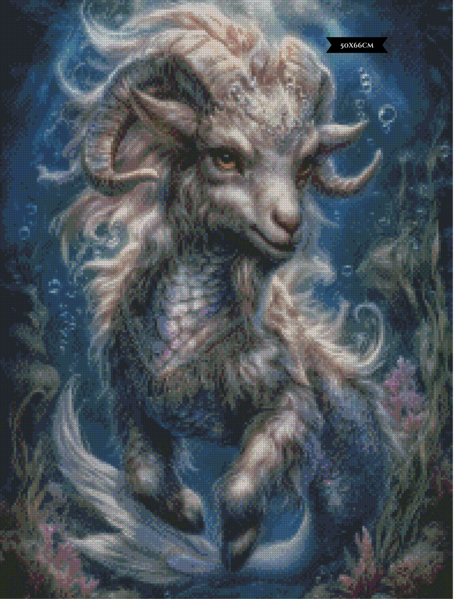 Diamond Painting Stille Strömung (Steinbock) ©salzkatze.ai