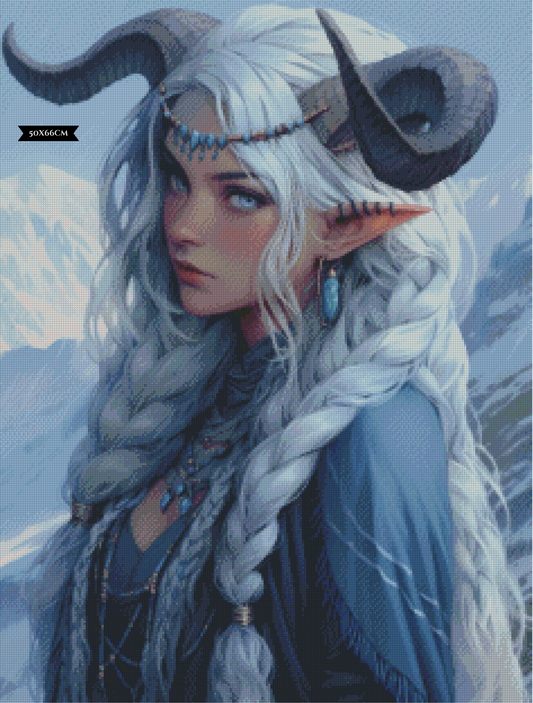 Diamond Painting Blue Topaz (Dezember) ©shalajarias