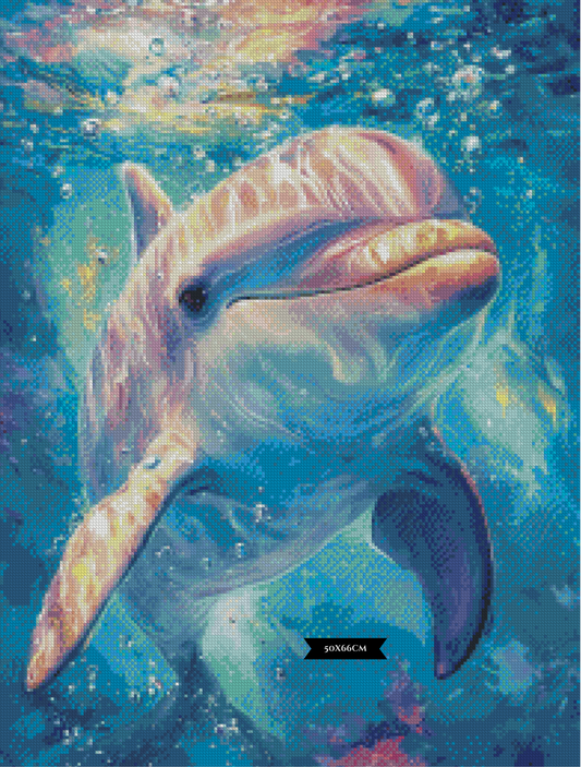 Diamond Painting Playful Observer ©salzkatze.ai