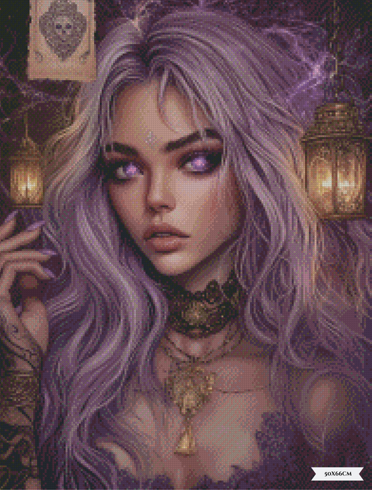 Diamond Painting Verfluchte Prophezeiung ©trudis_ai_art