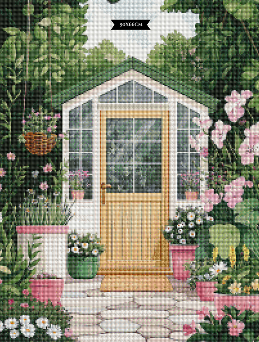 Diamond Painting Garden Retreat ©salzkatze.ai