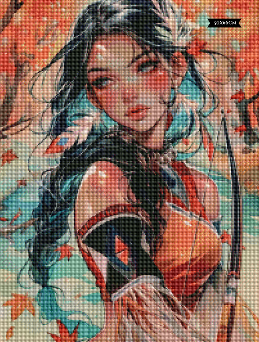 Diamond Painting Autumn Archeress ©finira_artist