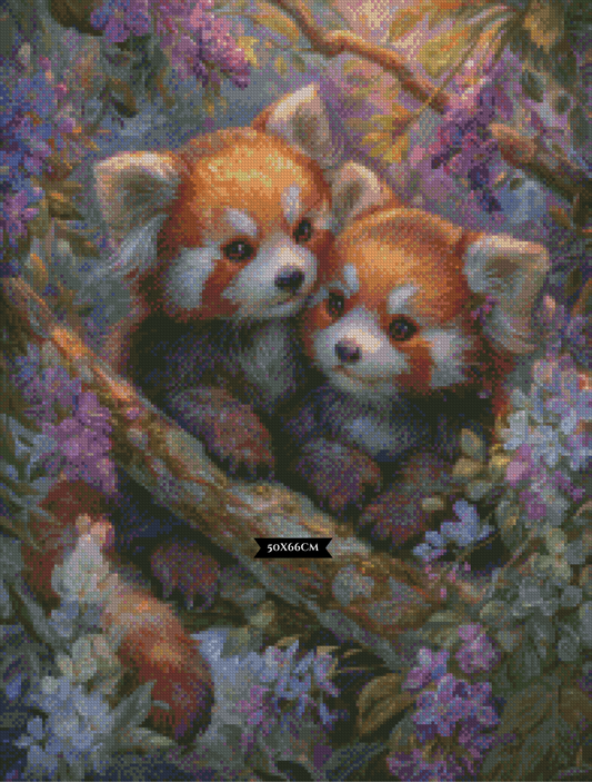 Diamond Painting Herzenswärme im Blätterdach ©salzkatze.ai