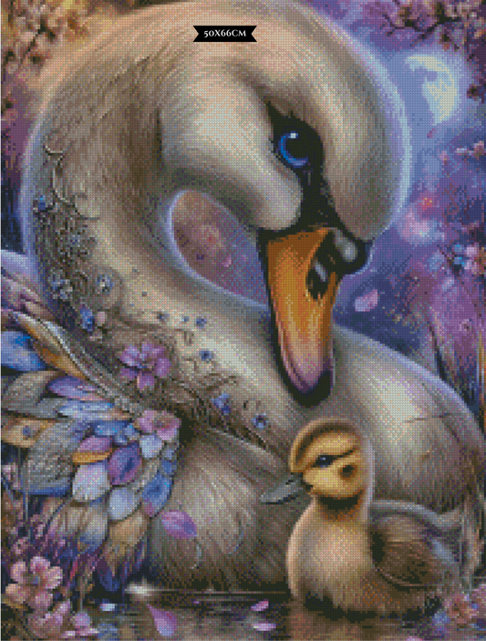 Diamond Painting Flügelzauber und Nestwärme ©Elly_A.I