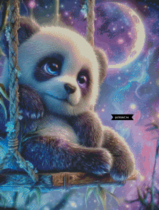 Diamond Painting Traumfänger im Bambuswald ©sandrietta_ai