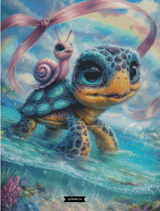 Diamond Painting Gefährten der Gezeiten ©trudis_ai_art