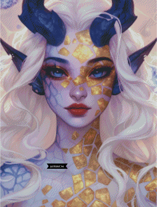 Diamond Painting Crackle And Bloom ©shalajarias