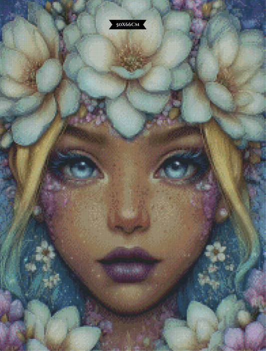 Diamond Painting Magnolienprinzessin ©trudis_ai_art