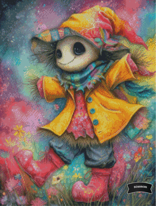 Diamond Painting Puddle Boots & Patchwork von Salzkatze.ai