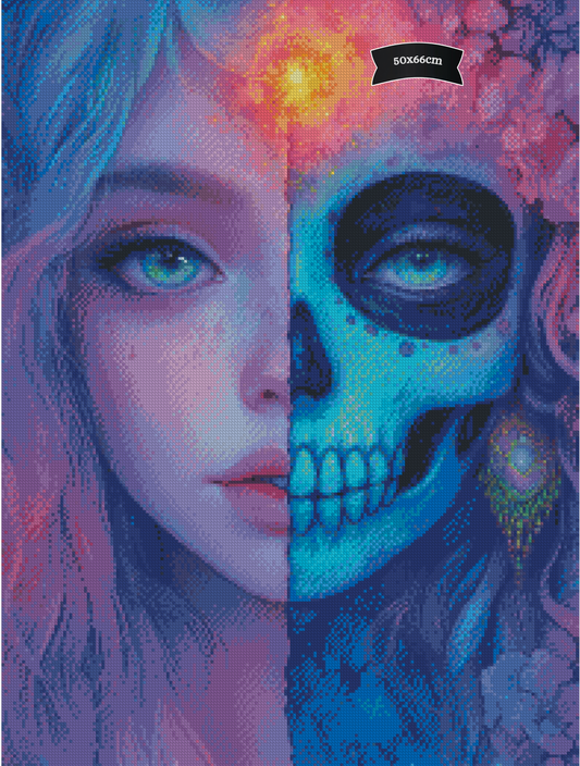 Diamond Painting Kosmos der Vergänglichkeit von Trudis_ai_art