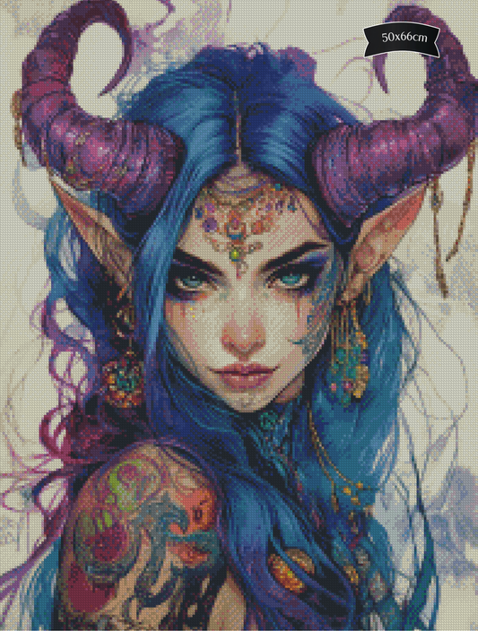 Diamond Painting Blauer Sturm von Sakura.cherry.ai