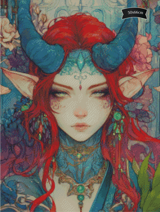 Diamond Painting Gesang der roten Flut von Sakura.cherry.ai