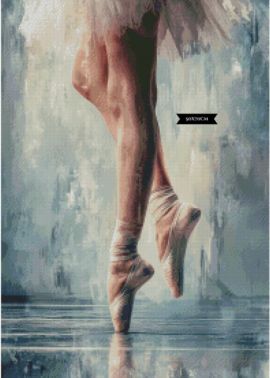 Diamond Painting En Pointe ©salzkatze.ai