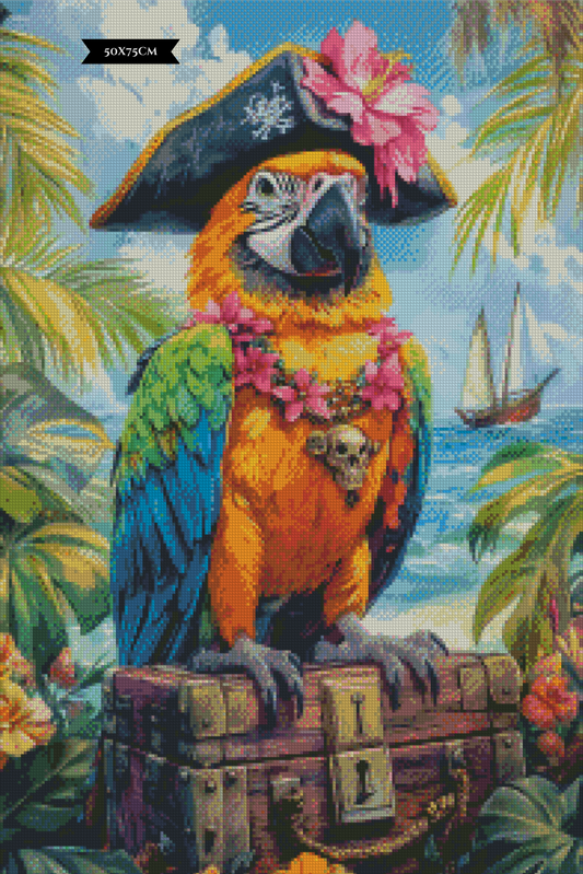 Diamond Painting Captain Clawbeak's Loot ©salzkatze.ai