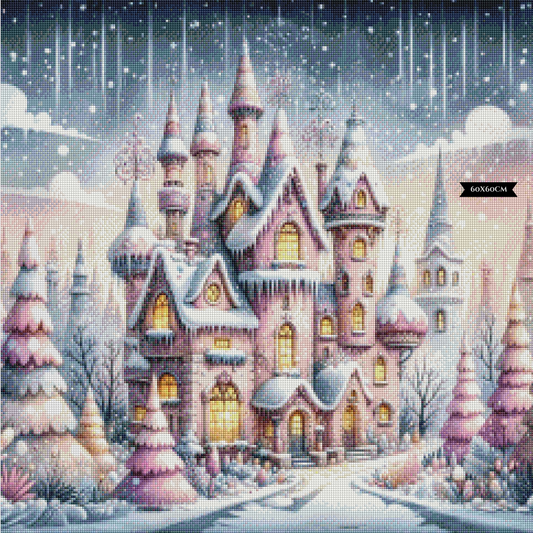 Diamond Painting Winter's Enchanted Castle ©finira_artist