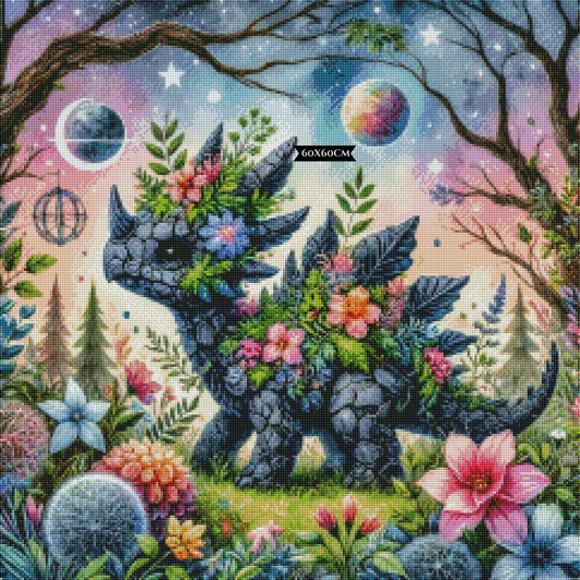 Diamond Painting Jurassic Gems - Stegosaurus ©salzkatze.ai