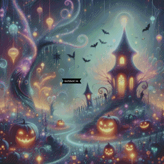 Diamond Painting Süßes, sonst spukt's! ©Lexxy Ai