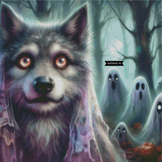 Diamond Painting Rising Howls ©MoozyJo.ai