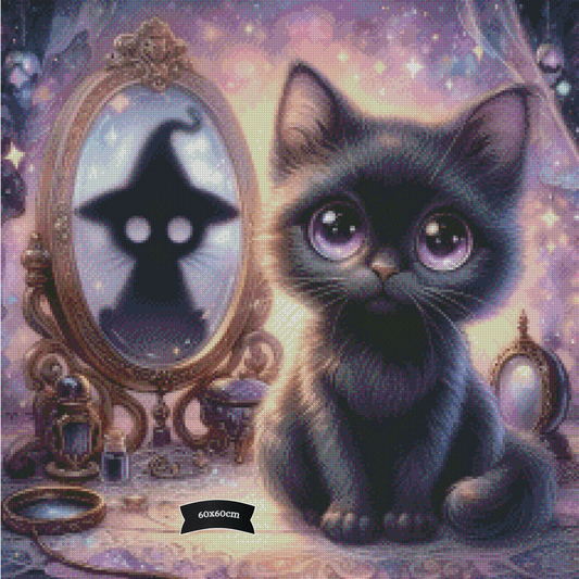 Diamond Painting Spells In The Mirror von MoozyJo.ai