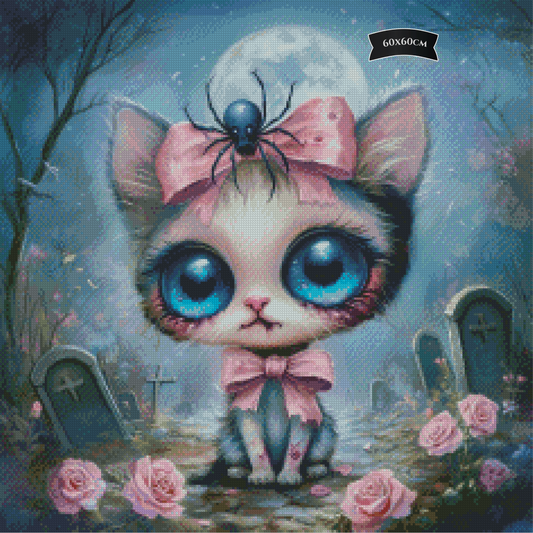 Diamond Painting Zombie Kitty von Traumpixxel