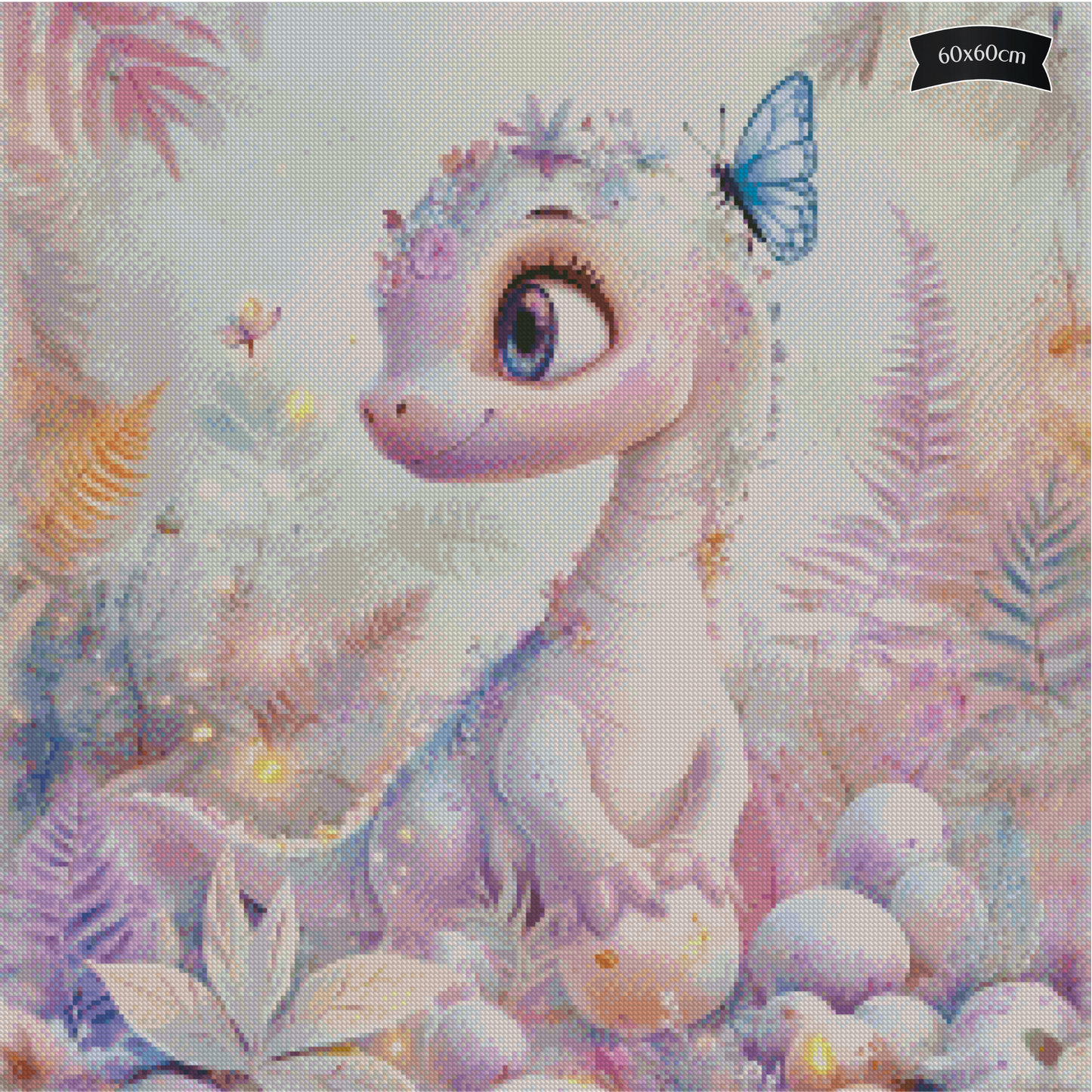 Diamond Painting Dino In Paradise von Traumpixxel