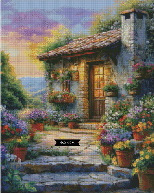 Diamond Painting Golden Hours ©salzkatze.ai