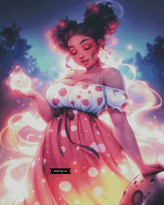 Diamond Painting Flame Of The Cosmos ©shalajarias