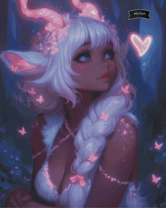 Diamond Painting Sweet Dreams Of Love von Salzkatze.ai