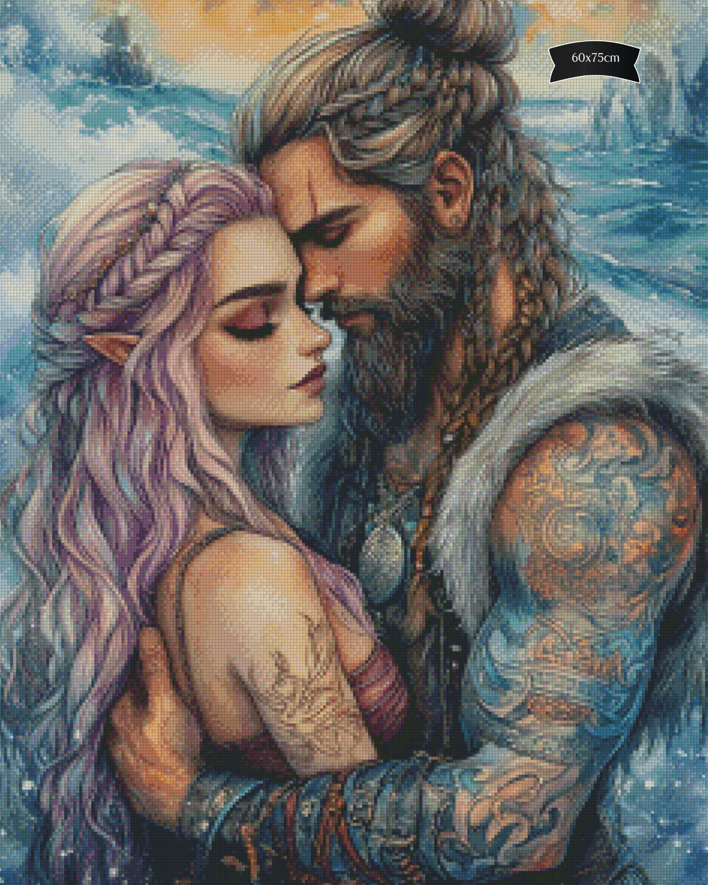 Diamond Painting Das Bündnis der Gezeiten von Trudis_ai_art