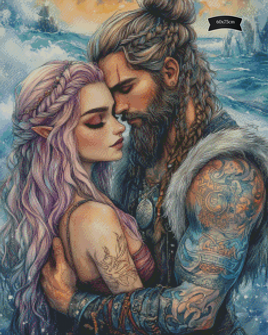 Diamond Painting Das Bündnis der Gezeiten von Trudis_ai_art