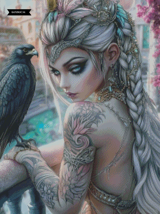 Diamond Painting Flügel aus Schatten, Herz aus Licht ©Elly_A.I