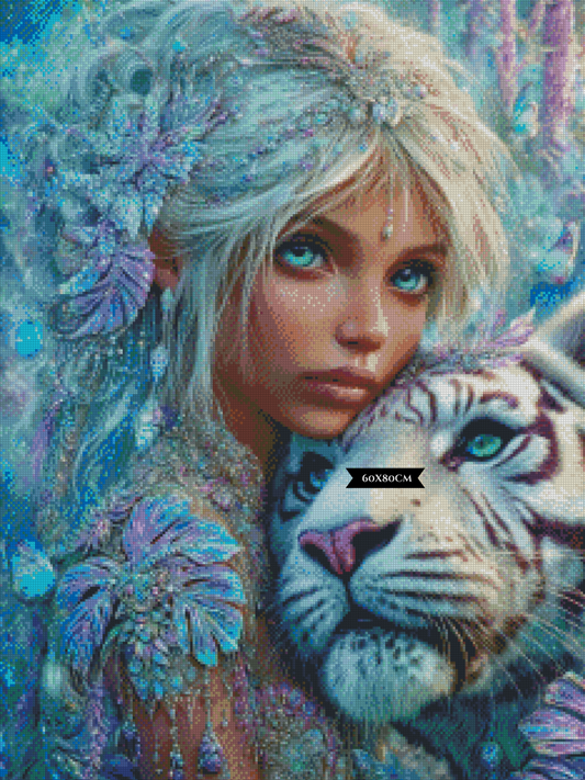 Diamond Painting Königin der frostigen Träume ©sandrietta_ai