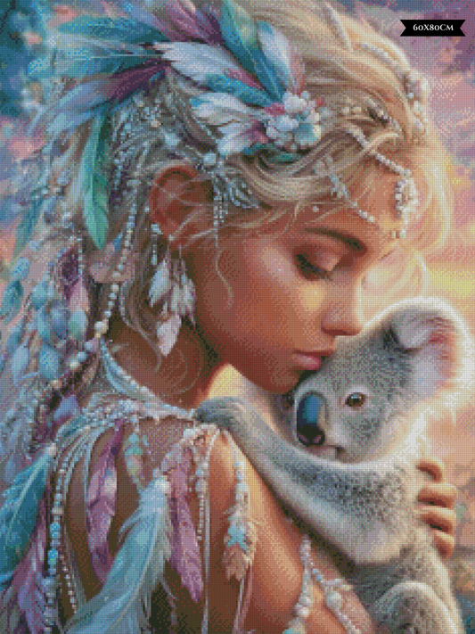 Diamond Painting Herzschlag im Morgenhauch ©sandrietta_ai