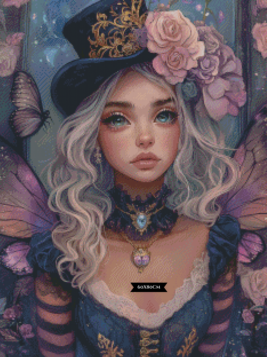 Diamond Painting Die Chronistin der Welten ©trudis_ai_art