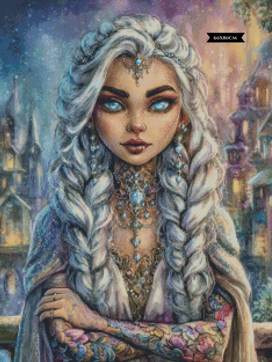 Diamond Painting Prisma der Nordlichter ©trudis_ai_art