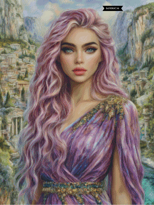 Diamond Painting Oriana, die Morgenblüte ©trudis_ai_art