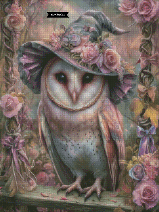 Diamond Painting Die Blumenseherin der stillen Wälder ©trudis_ai_art