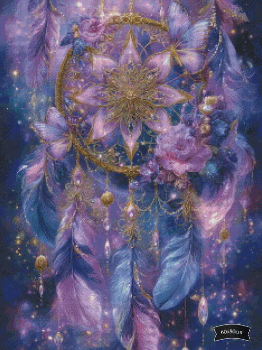 Diamond Painting Wo Federn die Sterne berühren von Sandrietta_ai